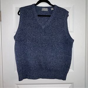Lord & Taylor Pure Lambswool Knit Sweater Vest